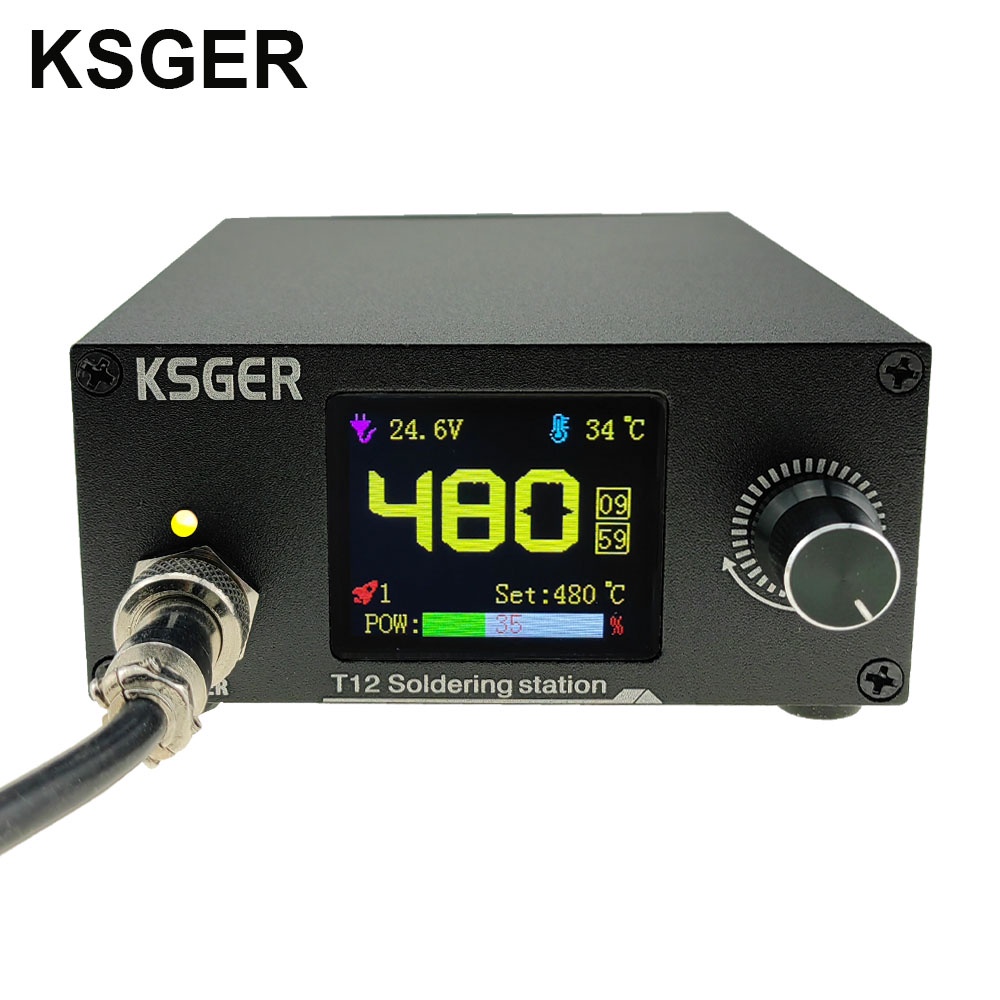 Đầu Mỏ Hàn KSGER T12 V2.3 1.8 Inch Tự Động Bật / Tắt 8s