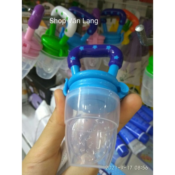 Túi Nhai Ăn Dặm Chống Hóc Cho Bé - Núm Tập Nhai Silicon Giúp Bé Tự Ăn