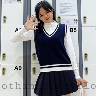 Áo Gile nữ len HaMy A-50 viền trơn vải len dáng Hàn trẻ trung xanh đen nâu đỏ ghi