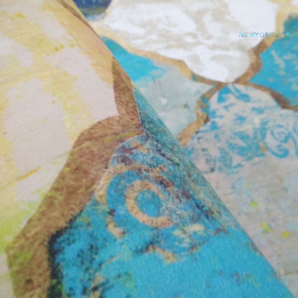 Thảm Chống Trượt Họa Tiết Hình Học Phong Cách Ma Rốc Trang Trí Phòng Khách