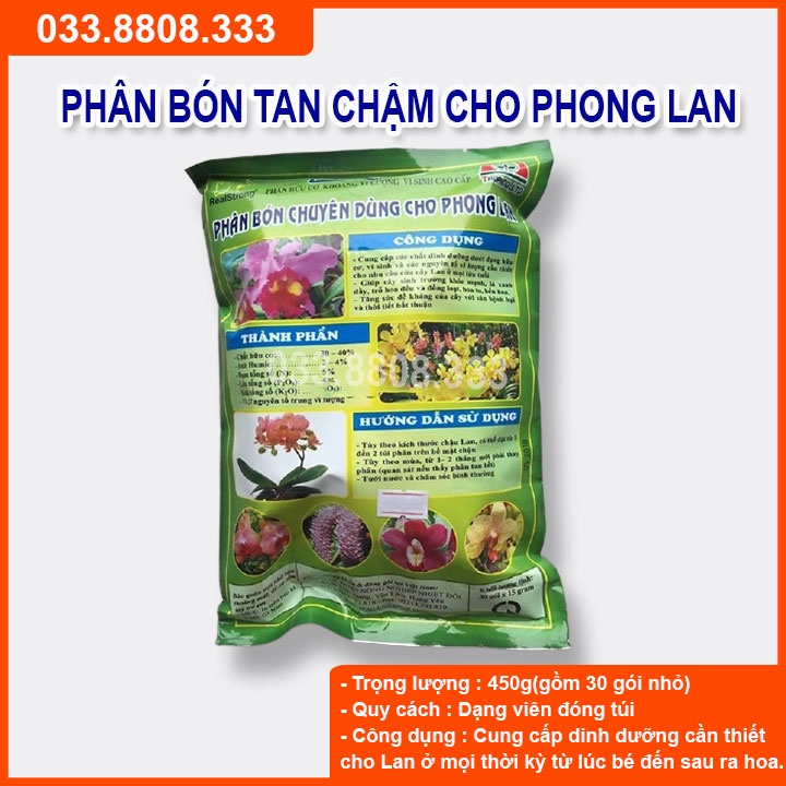 PHÂN BÓN TAN CHẬM TÚI LƯỚI KÍCH RA HÓA PHONG LAN ( 30 GÓI )