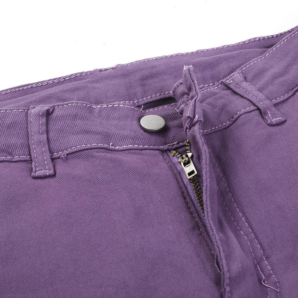 Quần Jeans Dài Ống Rộng Thời Trang Dành Cho Nữ