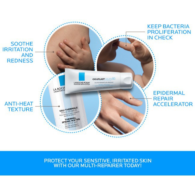 Kem Dưỡng Làm Dịu Mát, Phục Hồi Da La Roche-Posay Cicaplast Baume B5 40ml