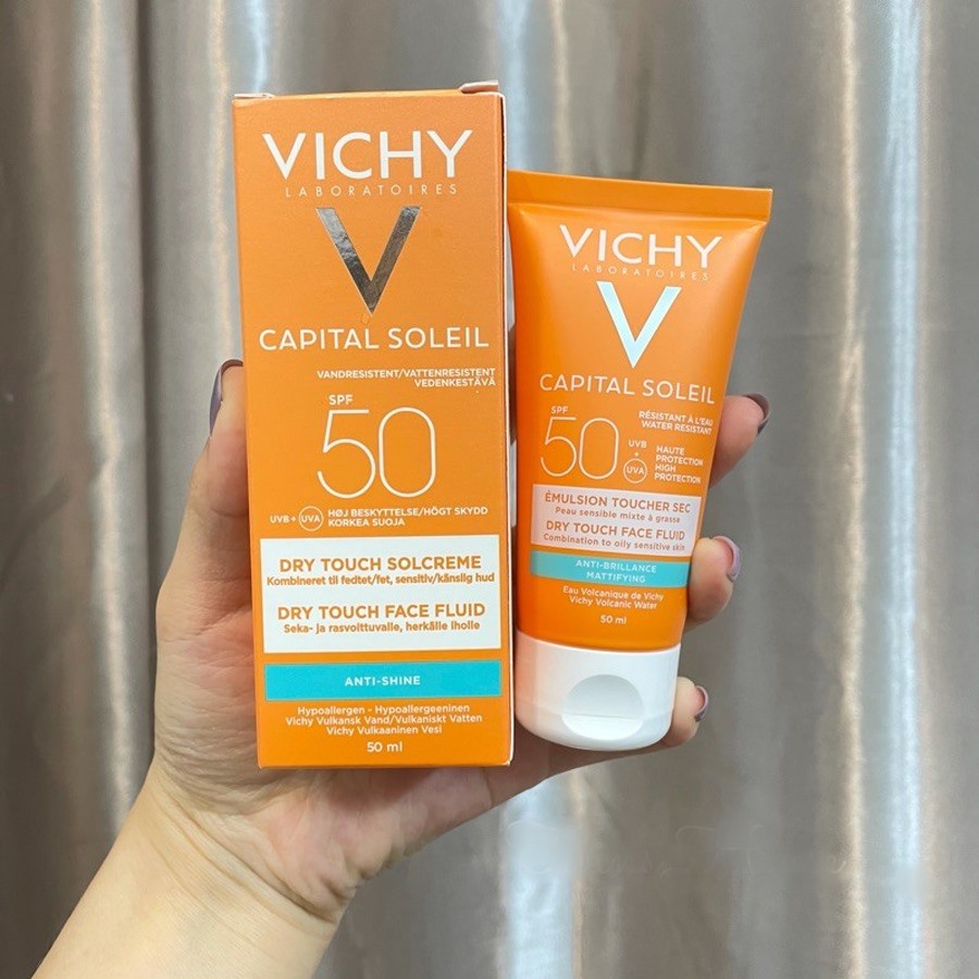 KEM CHỐNG NẮNG VICGY CAPTITAL SOLEIL ANTI BRILLANCE MATTIFYING SPF50 50ML CHÍNH HÃNG - 9181