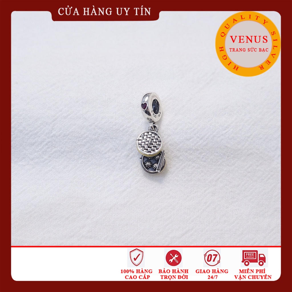 [Charm bạc 925 cao cấp] Charm treo máy bay giây- Mã sản phẩm VENUST18