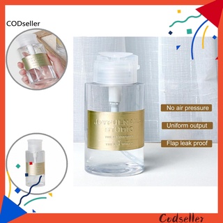 Chai bấm rỗng đựng dung dịch làm móng không rò rỉ chuyên nghiệp