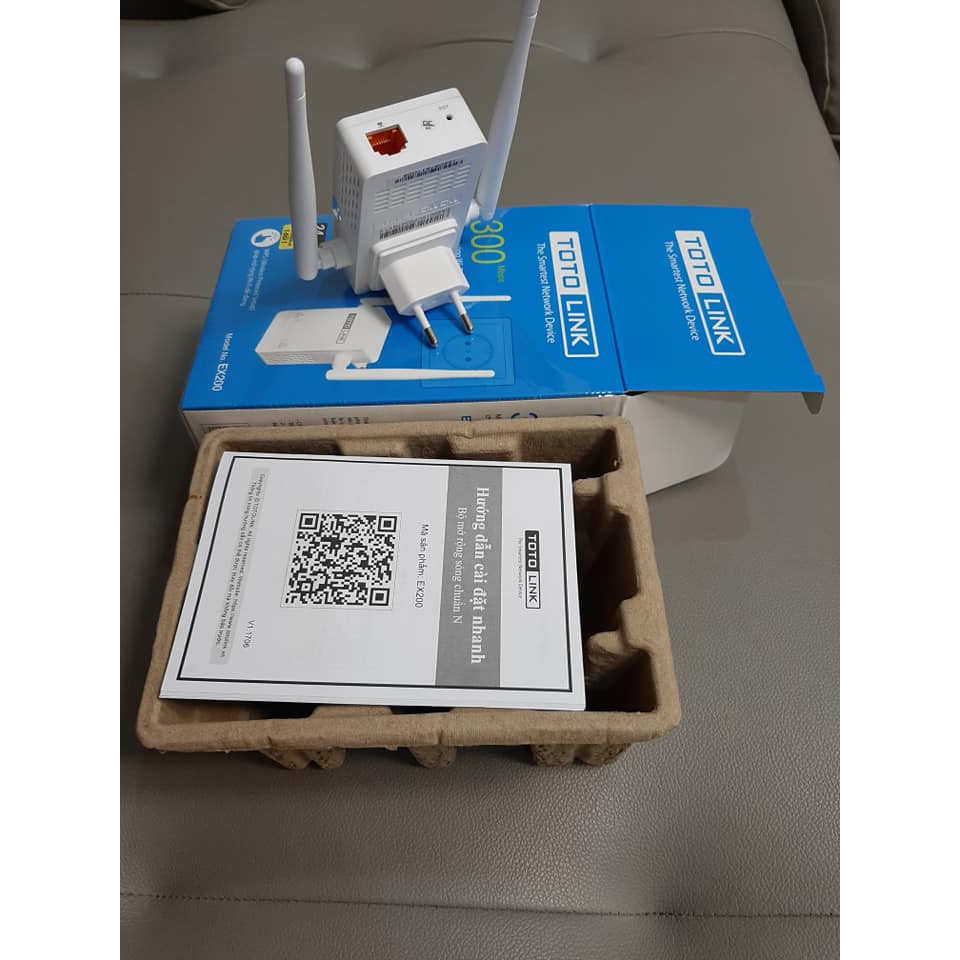 Bộ kích sóng wifi Totolink EX200 Tốc độ N300Mbps Xuyên Tường (Bảo hành 24 tháng) | BigBuy360 - bigbuy360.vn