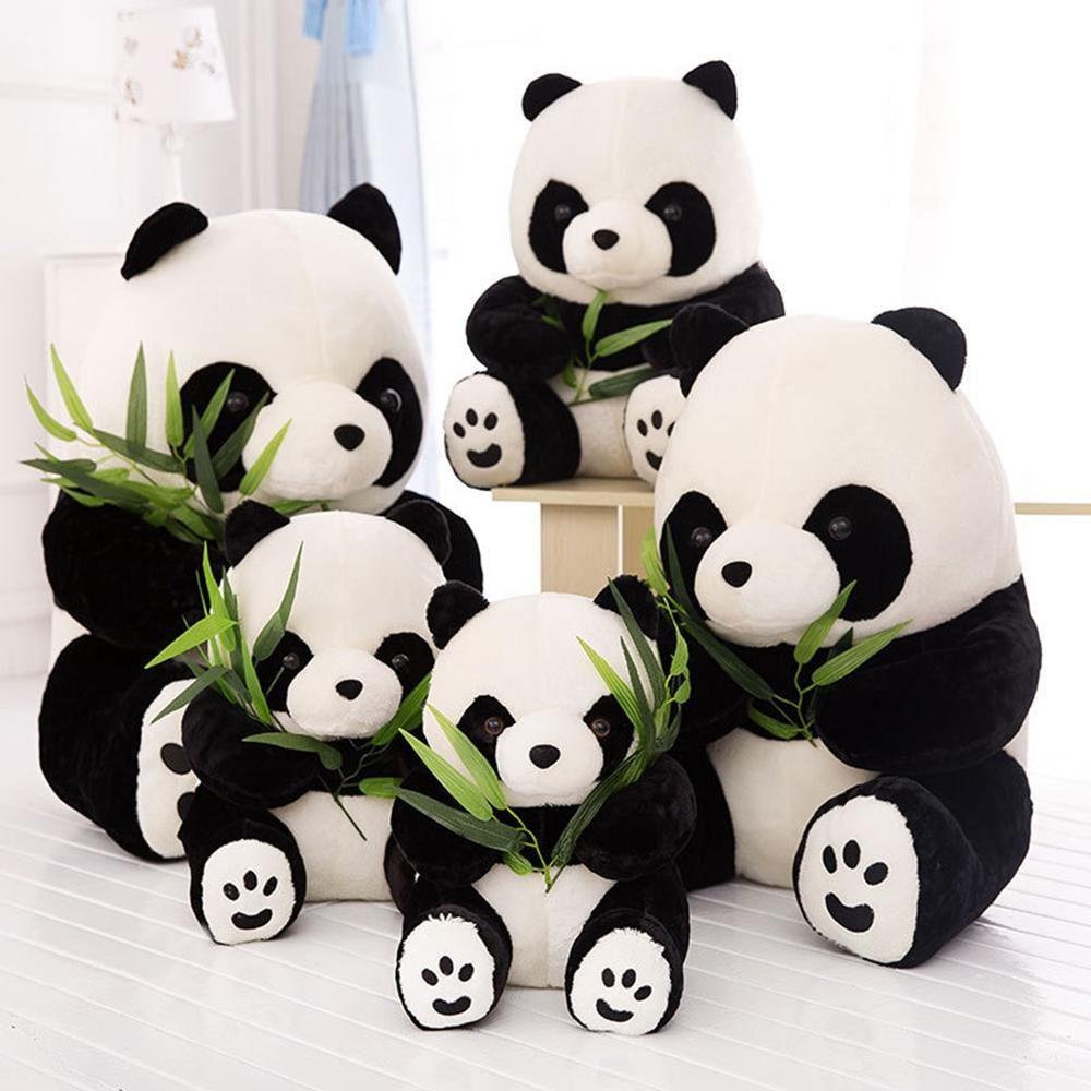 Gấu Trúc Nhồi Bông Cầu Vồng Làm Quà Giáng Sinh Cho Bé