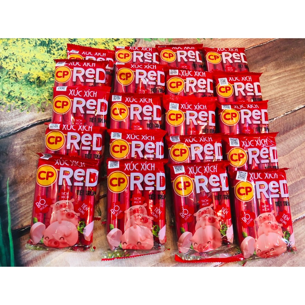 Combo 3  gói xúc xích tiệt trùng CP, mỗi gói 100g