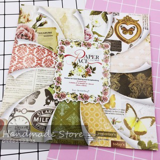 Paper Pack 12x12inch MS19 - Giấy bìa họa tiết trang trí Scrapbook