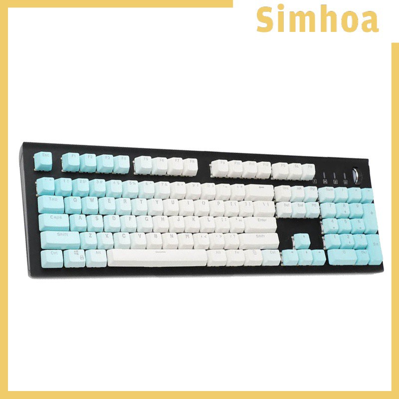 [SIMHOA] 104 Keys Mechanical Switch Keyboard Keycaps PBT Keycaps