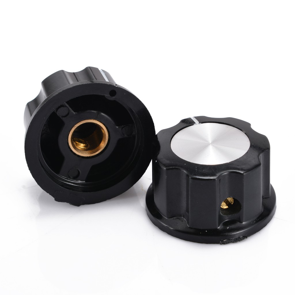 Bộ 10 Núm Vặn Điều Khiển Xoay Mới Cho Lỗ Đường Kính 6mm Chiết Áp Trục