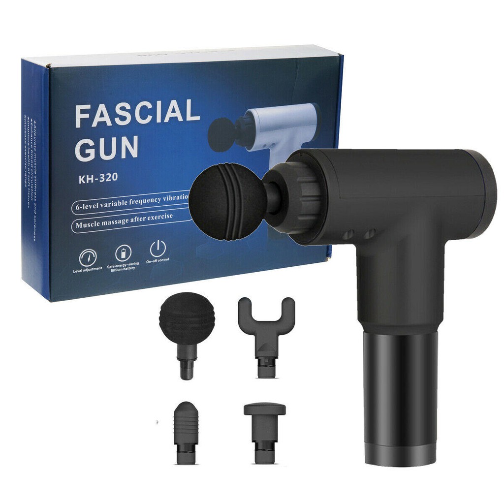 Súng massage toàn thân 6 đầu fascial gun kh 320