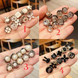 combo 10 Ghim Cài Áo Cố Định Chống Chói Sáng Tạo Cho Nữ
