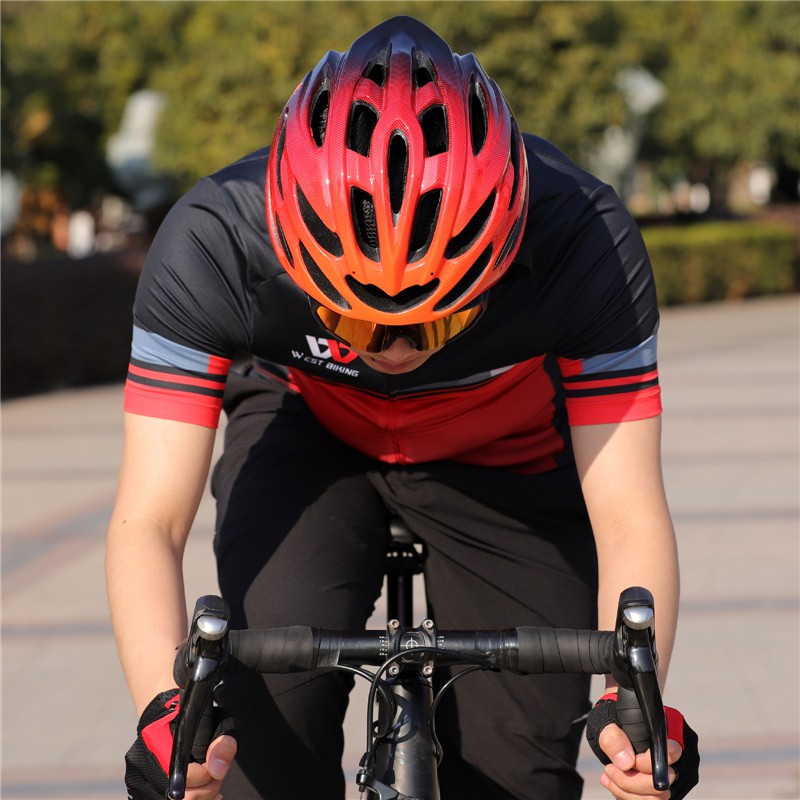 Nón bảo hiểm WEST BIKING siêu nhẹ tùy chỉnh phù hợp đi xe đạp xe moto thể thao an toàn