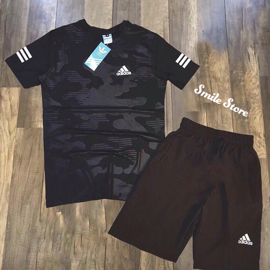 Set Thể Thao Bộ Nam, Vải Thun Lạnh Co Giãn, Quần Túi Kéo Khóa | BigBuy360 - bigbuy360.vn