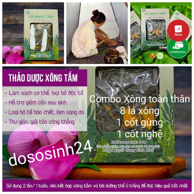 Hỏa Tốc - Lá xông tắm thảo dược 100G