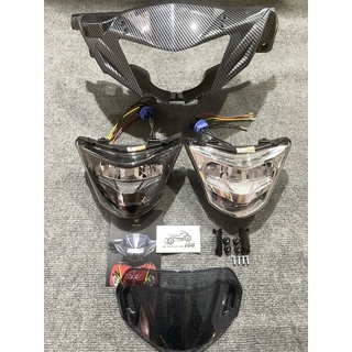 ZHI.PAT 135GP - Đèn LED 2 tầng xe Exciter 2005 - 2010 Hàng chính hãng MỚI - tặng kèm ốp đèn , móc khoá và kính chắn gió