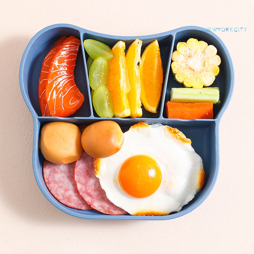 Bộ Bát Ăn + Muỗng Chất Liệu PP Không Chứa BPA An Toàn Cho Bé