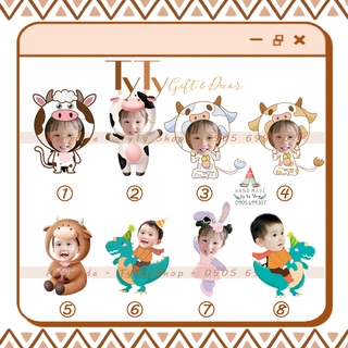Chibi sinh nhật - thôi nôi - đầy tháng cho bé trai bé gái dễ thương 1