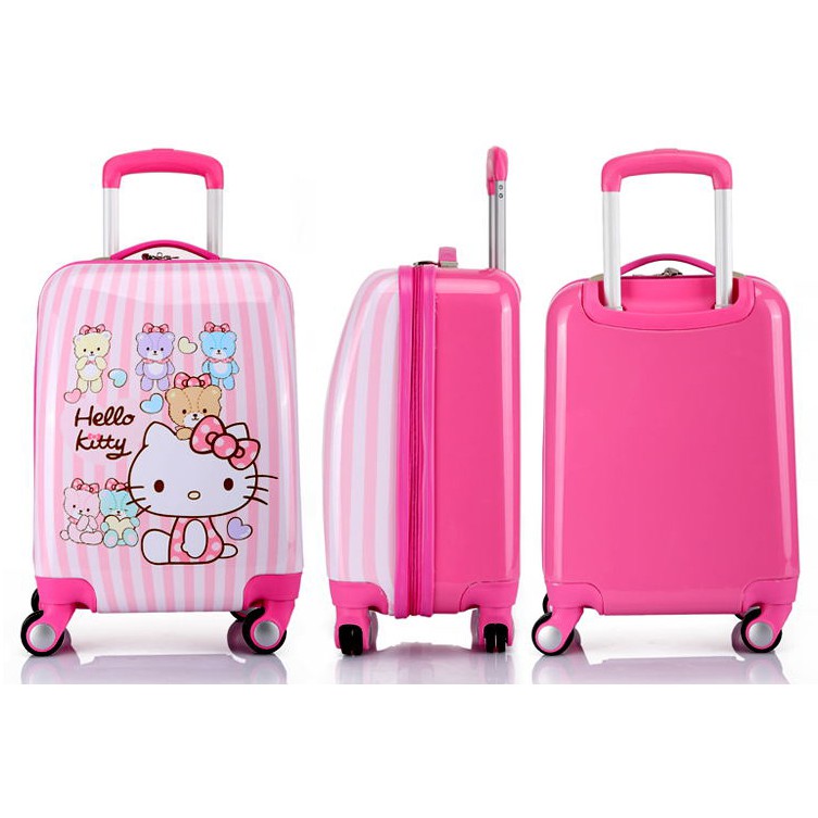 \*.*/SALE THÁNG DU LỊCH \*.*/size 18_vali HELLO KITTY ( SỌC ) cho bé gái