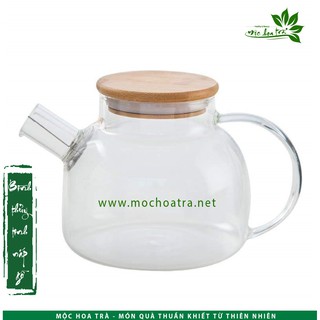 BÌNH THỦY TINH 1000-1400ml - NẮP GỖ