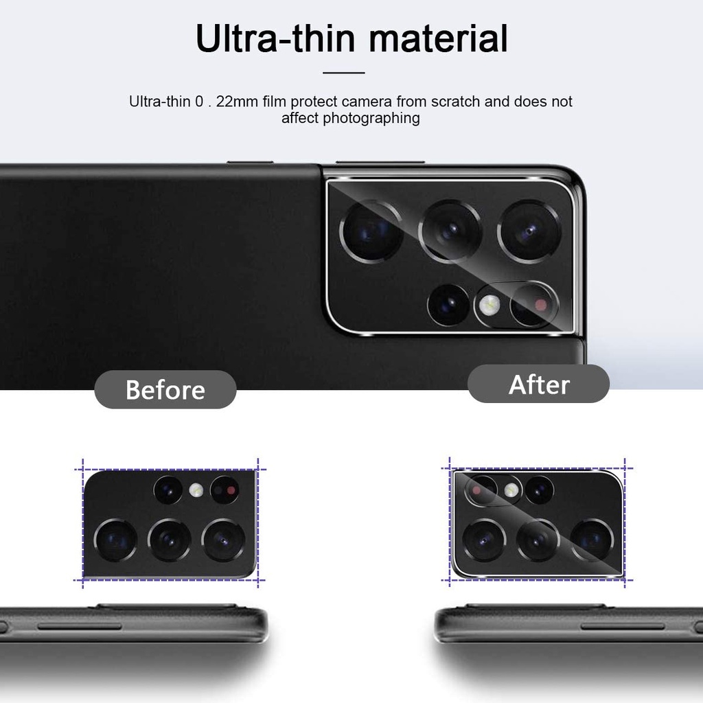 Kính Cường Lực Bảo Vệ Camera Sau Điện Thoại Samsung Galaxy S21 Ultra 9h