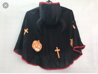 Áo choàng sừng Halloween cho bé