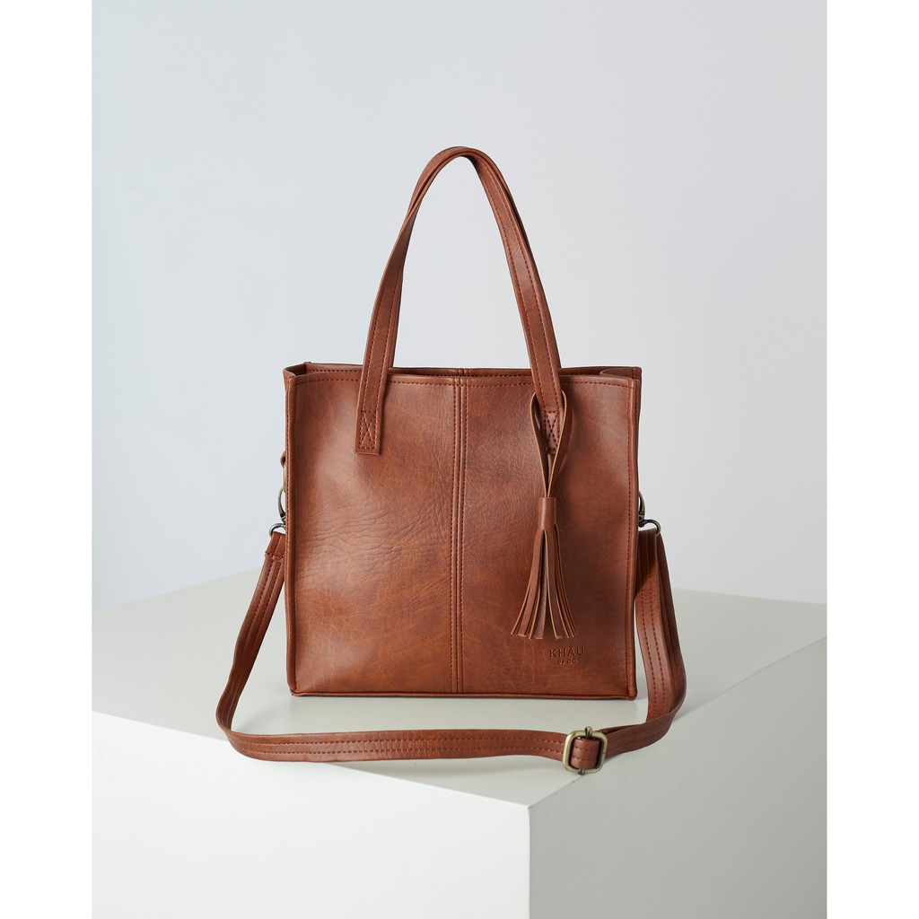 Túi tote da KHÂU BY CQ đeo chéo Bali (Size nhỏ)