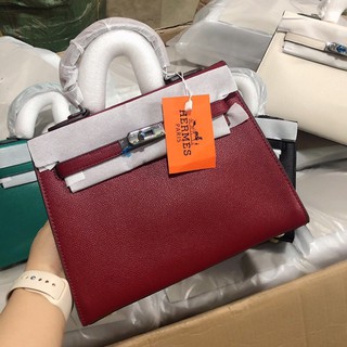 Túi HM Kelly size 25 khoá bạc