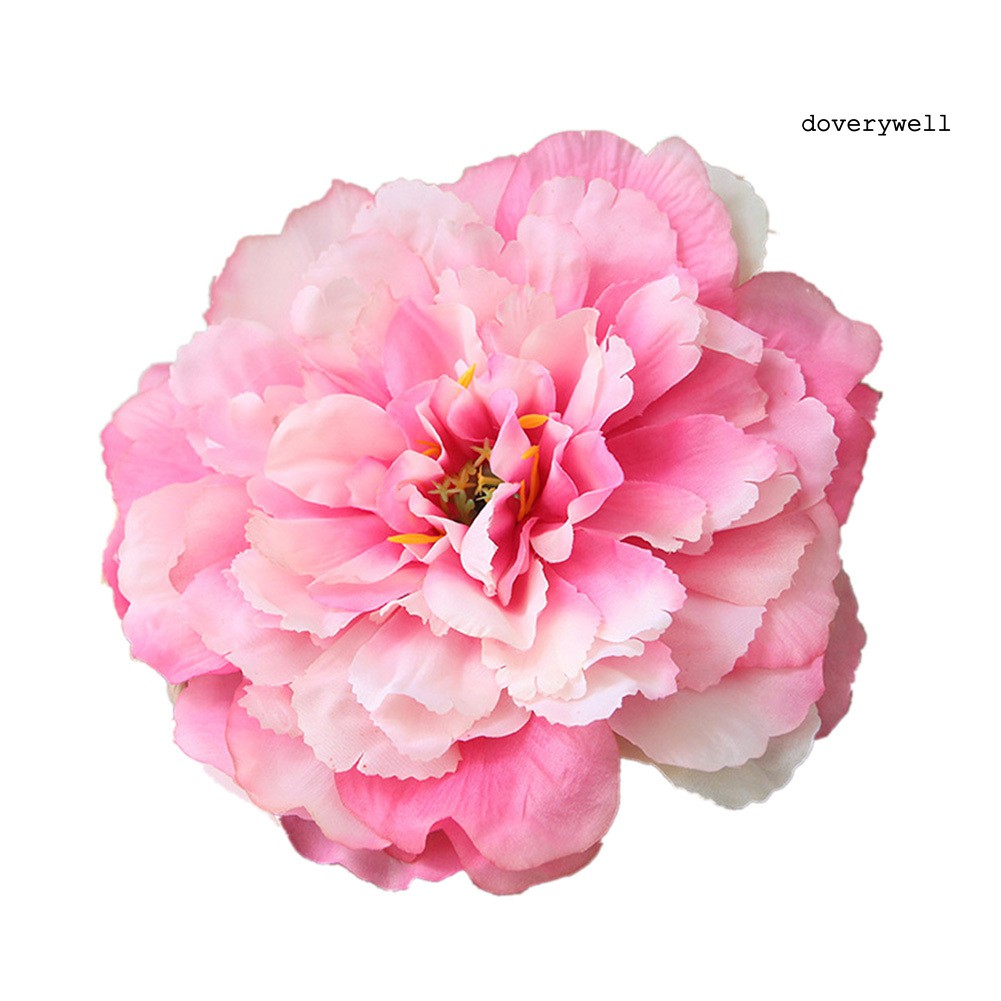 1 Bông Hoa Mẫu Đơn Nhân Tạo 16cm Trang Trí Tiệc Cưới