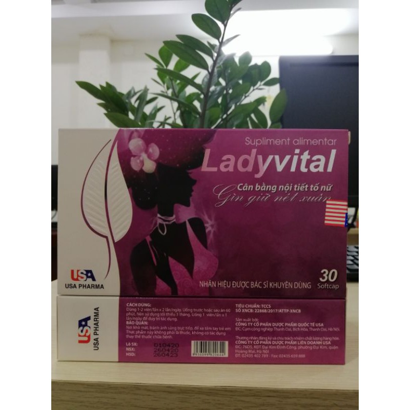 Viên uống bổ sung Nội Tiết Tố Nữ LADYVITAL