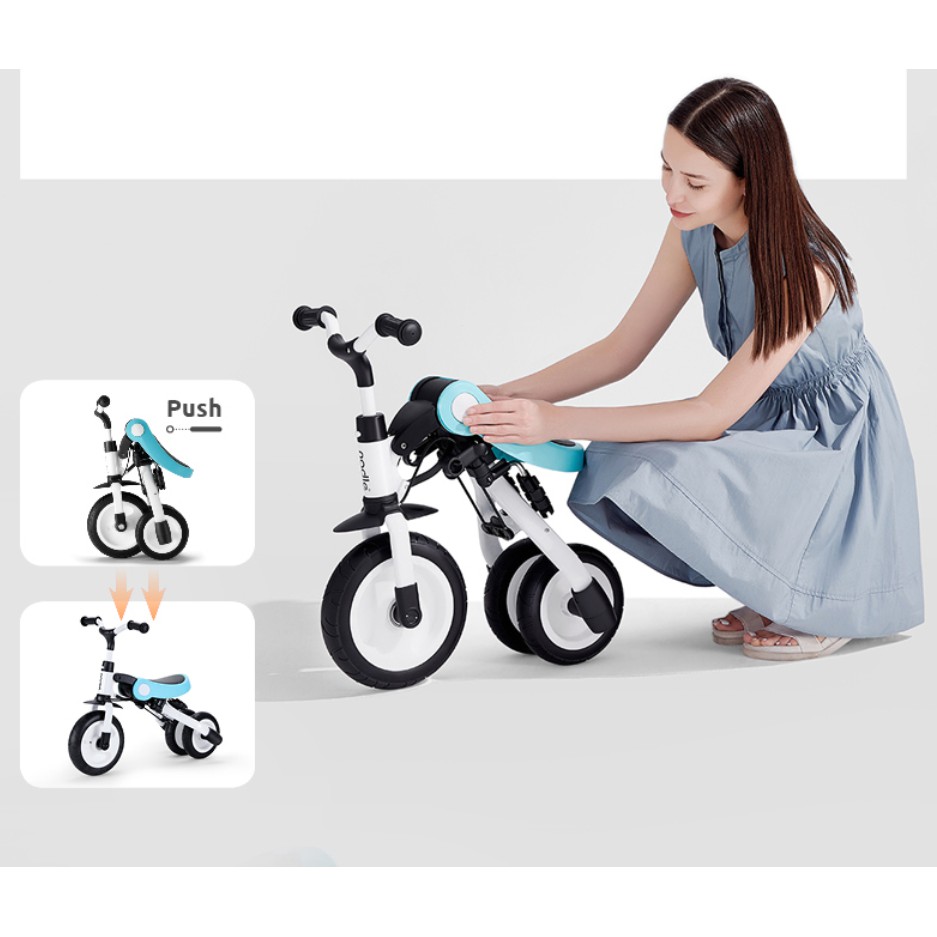 Xe trẻ em 🛴  Siêu xe Nadle 3 trong 1 cho bé ( xe đẩy, xe đạp, xe chòi chân) Mozio store