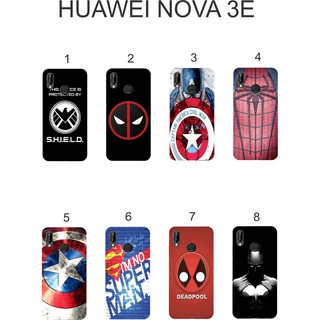 Ốp lưng Huawei Nova 3e dẻo in hình Siêu Anh Hùng M2