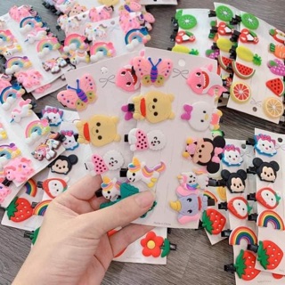 Sét 10 kẹp tóc cho bé