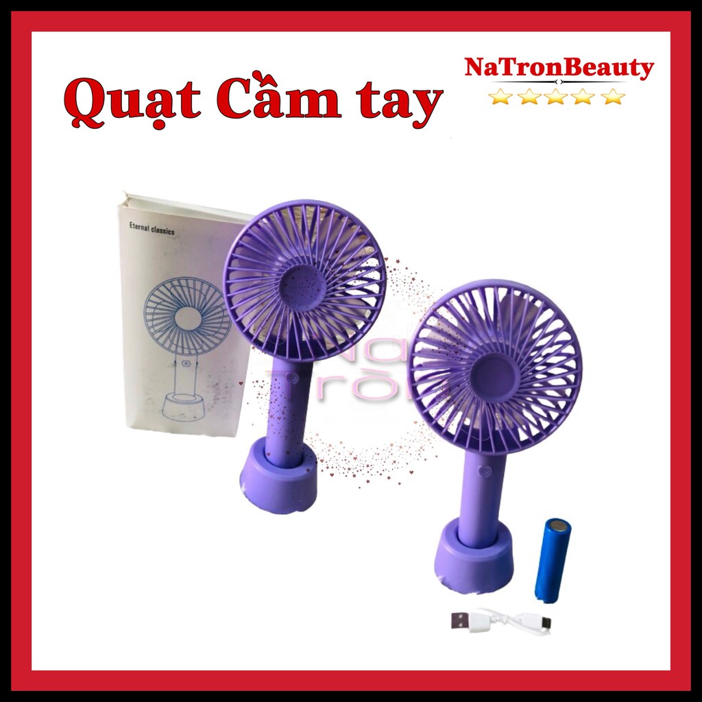 QUẠT CẦM TAY MINI-QUẠT MINI PIN SẠC