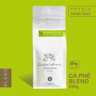 Cà phê Blend dạng Hạt nguyên chất 100% rang mộc - Passio Coffee