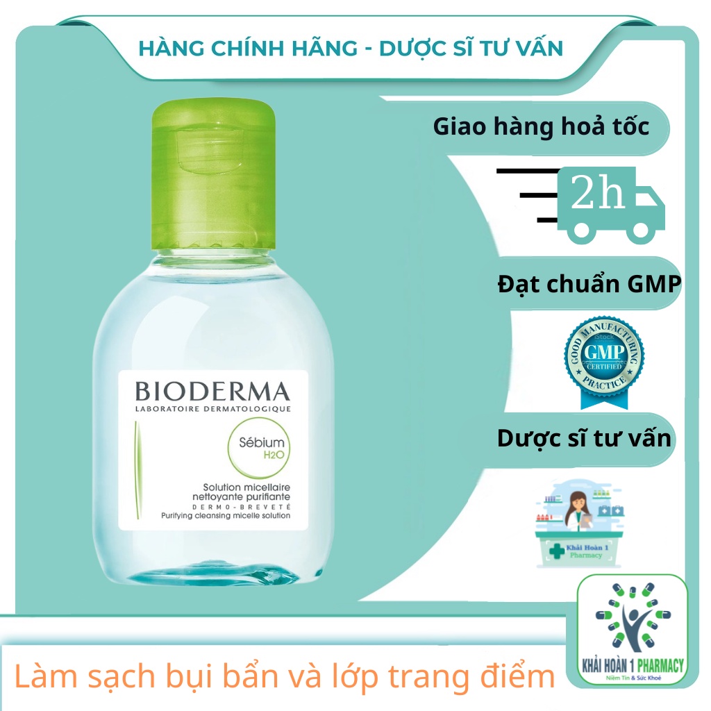 Dung dịch làm sạch và tẩy trang công nghệ Micellar Bioderma Sensibio H2O - 100ml