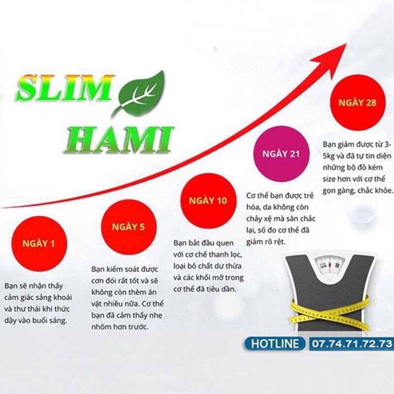 Viên sủi giảm cân Slim Hami Body chính hãng Sunite