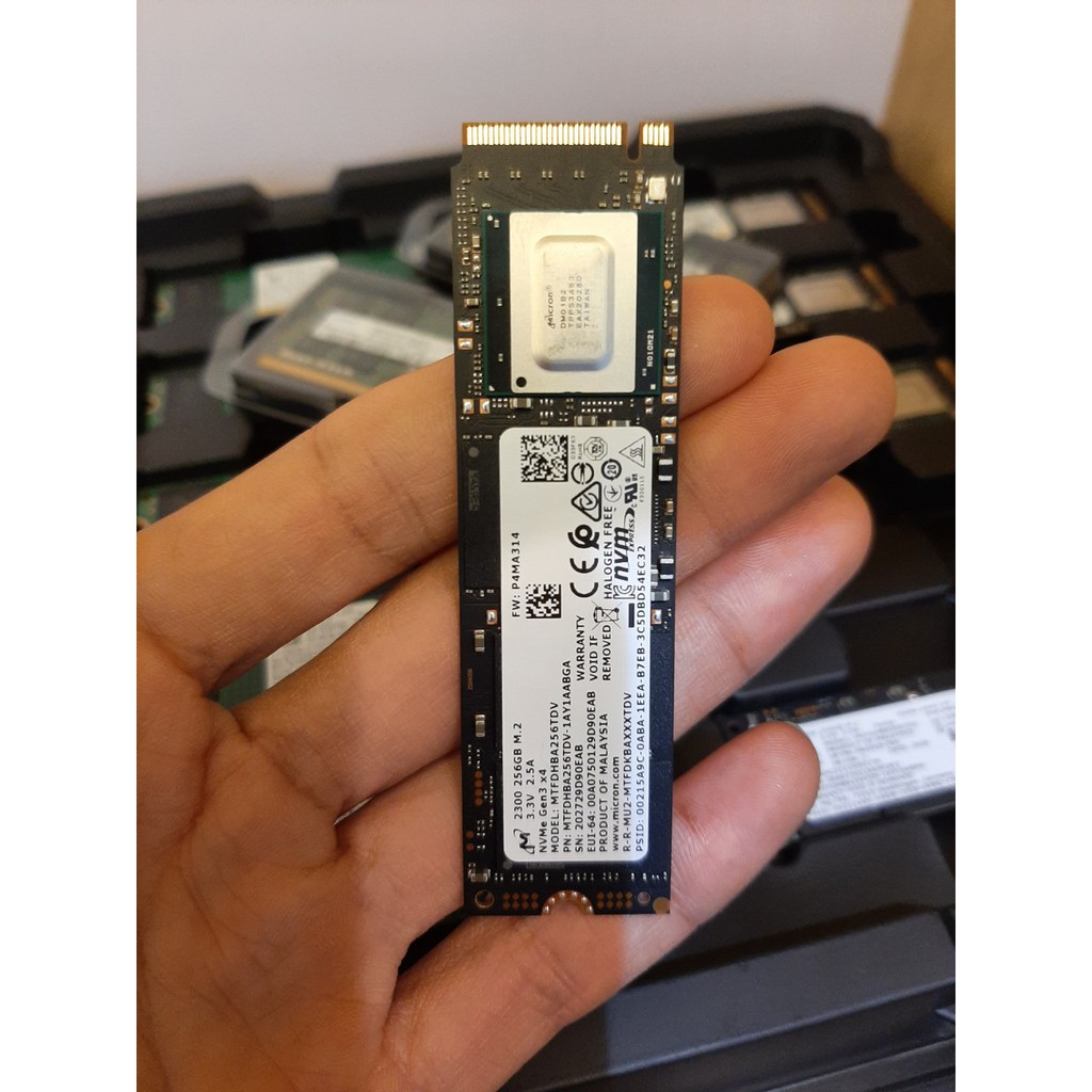 Ổ cứng SSD M2 PCIe 2280 Micron 2300 NVMe - 256GB