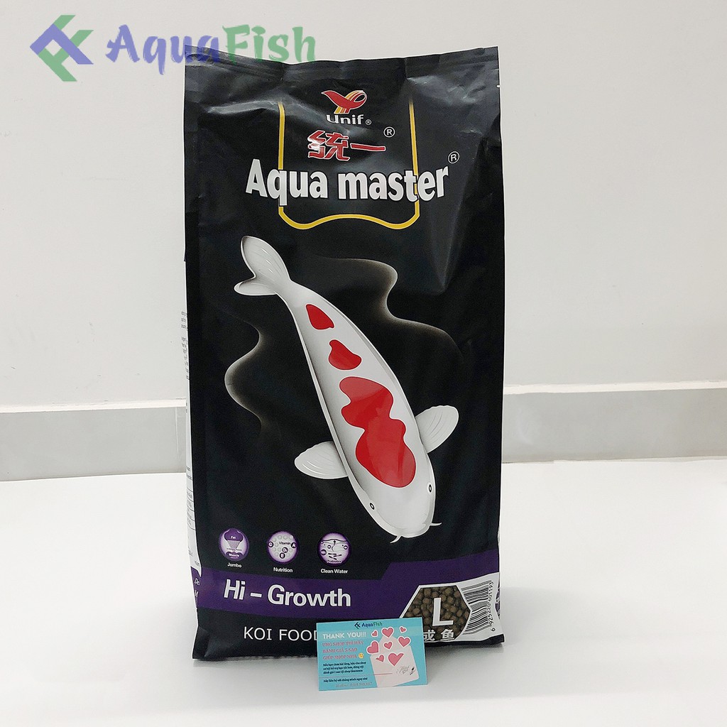 Thức Ăn Cao Cấp Cho Cá Koi Aqua Master 5kg (giúp koi nhanh lớn, tăng trưởng mạnh và phát triển màu sắc tự nhiên)