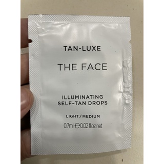 Sample mẫu thử Tan-Luxe - Serum nhuộm da The Face Illuminating Self-tan Drops 0.7ml