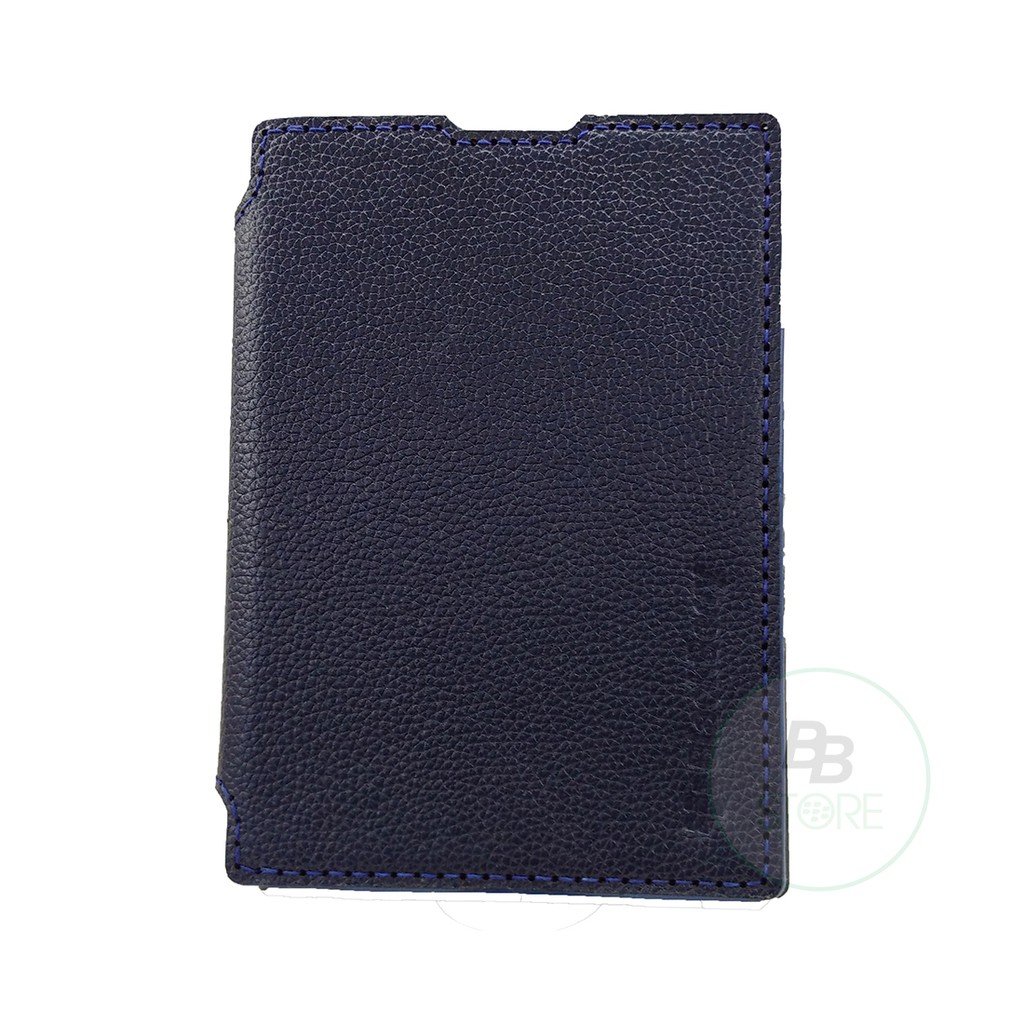 Ốp gập Flip cover Blackberry, Passport Silver cao cấp - có ngăn đựng thẻ