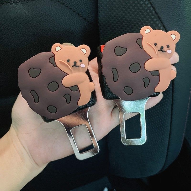 Chốt Khóa Dây Đai An Toàn Họa Tiết Hoạt Hình Cho Xe Hơi