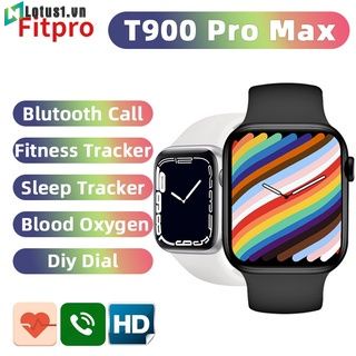 IWO 14 Loạt 7 T900 Pro MAX Thông Minh Đồng Hồ Ngủ Trái Tim Tỷ Lệ Màn Hình Đa-Quay Số Bluetooth Gọi Điện Thoại Phụ Nữ Người Đàn Ông thông minh Watch cho Android IOS 【lotus.fr】