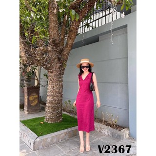 bán sỉ váy cổ v suông