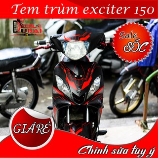 Tem Trùm Xe Exciter 4 số ( Mới Nhất )