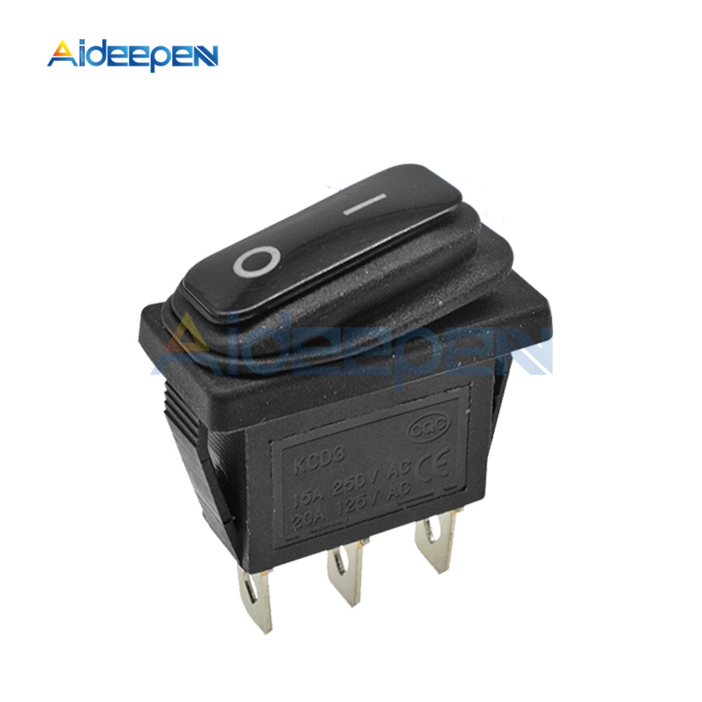 Công Tắc Điện Kcd3 2 Vị Trí 15a 250vac / 20a 125vac