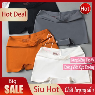 QUẦN CHIP ĐÙI KHÔNG VIỀN  MẶC TRONG VÁY CAO CẤP - Quần Lót Nữ Đùi Chất Đanh Mịn Nâng Mông Tạo V3 Ngon Nghẻ