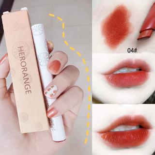 Son môi HERORANGE mịn như nhung lâu trôi không phai không dính cốc + (Mua 2 tặng 1, giao màu ngẫu nhiên miễn phí)
